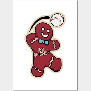 Arizona Diamondbacks Gingerbread Man Posters and Art